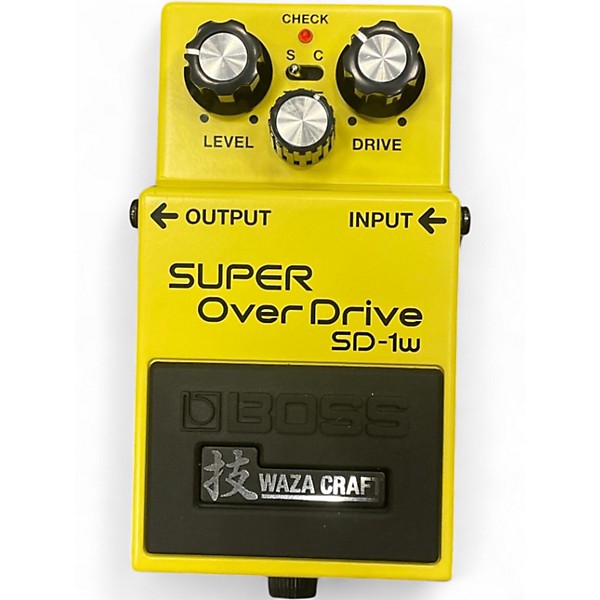 Used BOSS SD1W Super Overdrive Waza Craft Effect Pedal