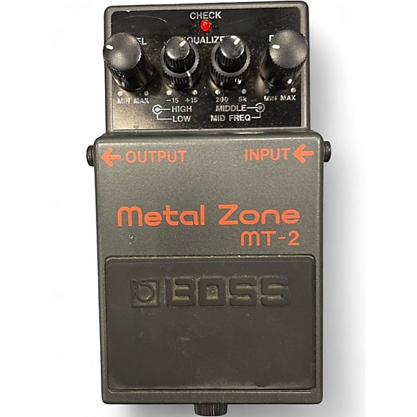 Used BOSS MT2 Metal Zone Distortion Effect Pedal