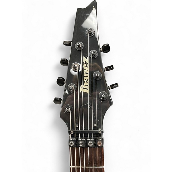 Used Ibanez RGA8QM Black Solid Body Electric Guitar