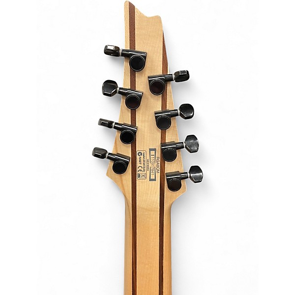 Used Ibanez RGA8QM Black Solid Body Electric Guitar