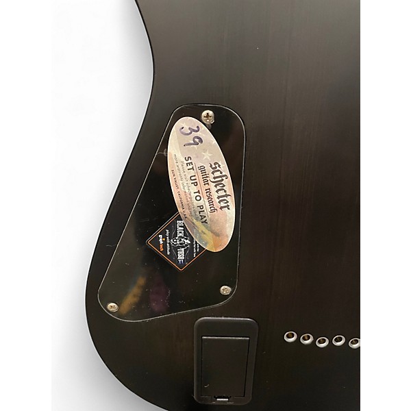 Used Schecter Guitar Research C1 Platinum DARK GREEN Solid Body Electric Guitar