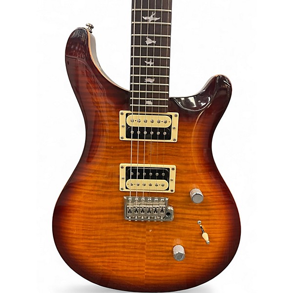 Used PRS SE Custom 24 Sunburst Solid Body Electric Guitar