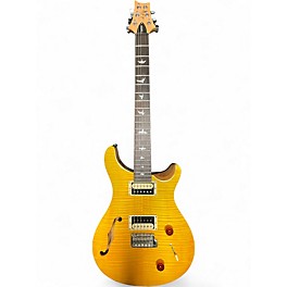 Used PRS SE Custom 22 Yellow Solid Body Electric Guitar
