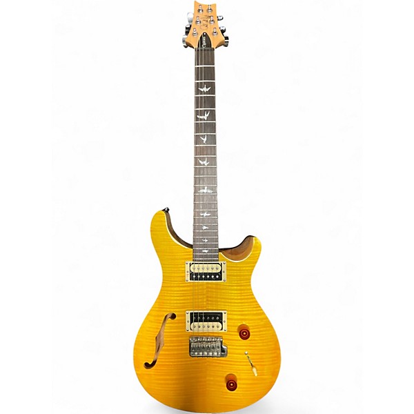 Used PRS SE Custom 22 Yellow Solid Body Electric Guitar