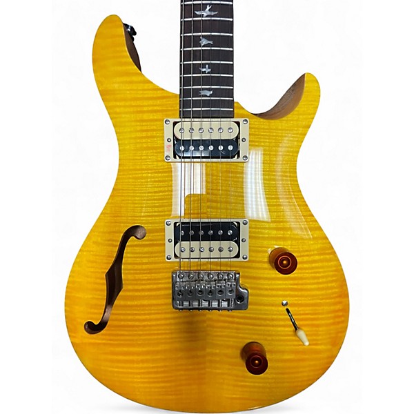 Used PRS SE Custom 22 Yellow Solid Body Electric Guitar