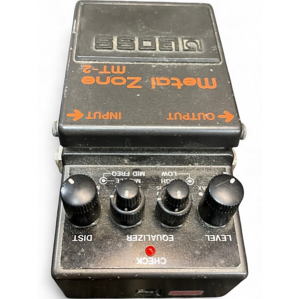 Used BOSS MT2 Metal Zone Distortion Effect Pedal