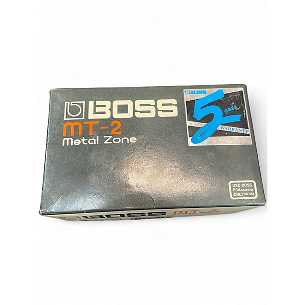 Used BOSS MT2 Metal Zone Distortion Effect Pedal