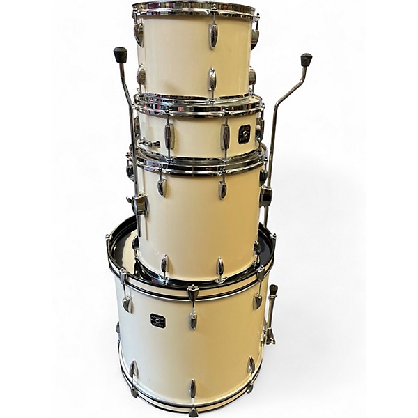 Used Gretsch Drums 4 Piece Energy White Drum Kit