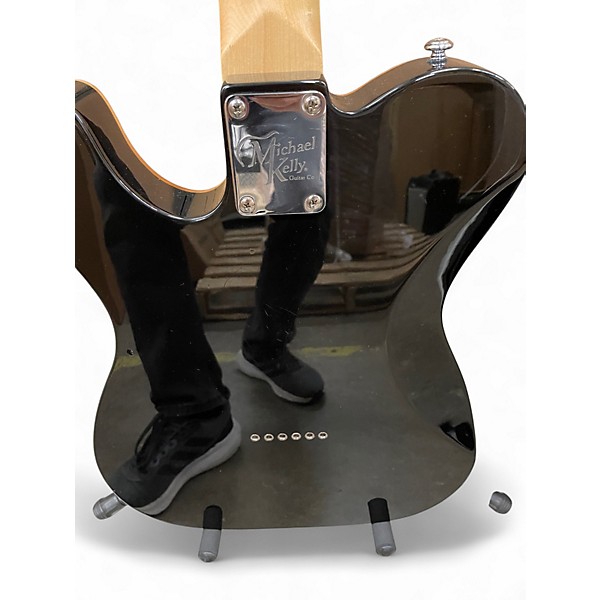 Used Michael Kelly TRIPLE 50 Black Solid Body Electric Guitar