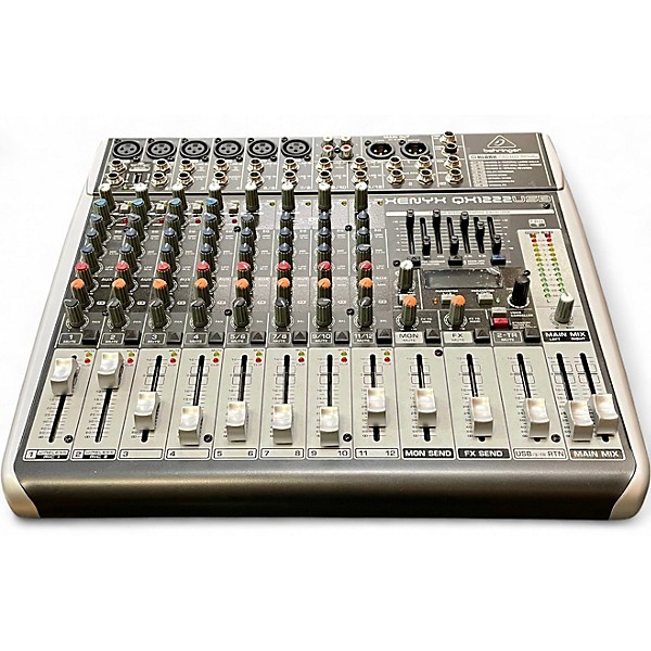 Used Behringer XENYX QX1222USB Unpowered Mixer