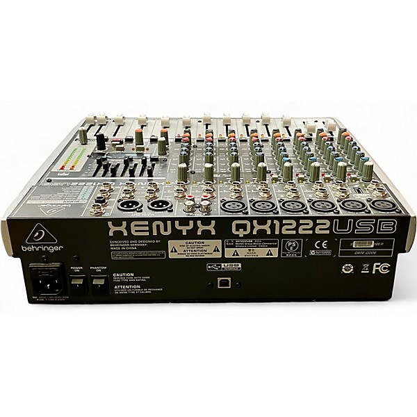 Used Behringer XENYX QX1222USB Unpowered Mixer