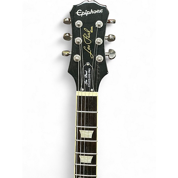Used Epiphone Les Paul Standard Pro 2 Tone Sunburst Solid Body Electric Guitar