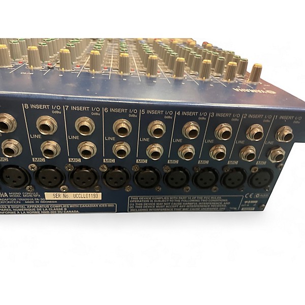 Used Yamaha MG166FX Unpowered Mixer