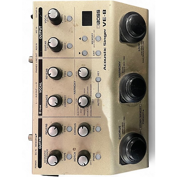 Used BOSS VE8 Acoustic Singer Effect Processor