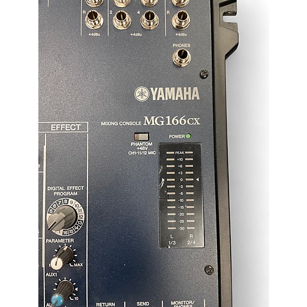 Used Yamaha MG166CX Unpowered Mixer