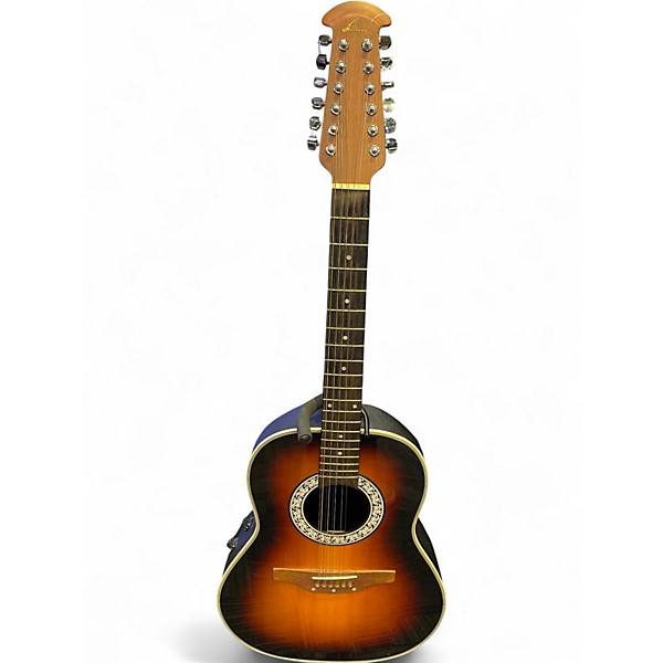 Used Ovation CC65 Natural 12 String Acoustic Electric Guitar