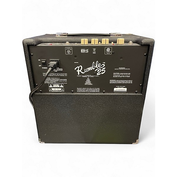 Used Fender Rumble 25 25W 1x8 Bass Combo Amp