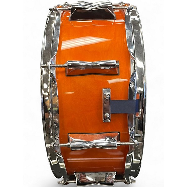 Used Yamaha 2X10 Stage Custom Snare Capri Orange Drum