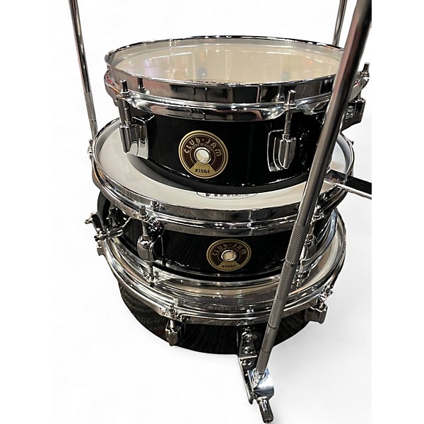 Used TAMA 4 Piece club jam pan cake black Drum Kit