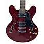 Used Samick SAN 450 ARTIST EDITION Trans Red Hollow Body Electric Guitar