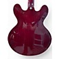 Used Samick SAN 450 ARTIST EDITION Trans Red Hollow Body Electric Guitar