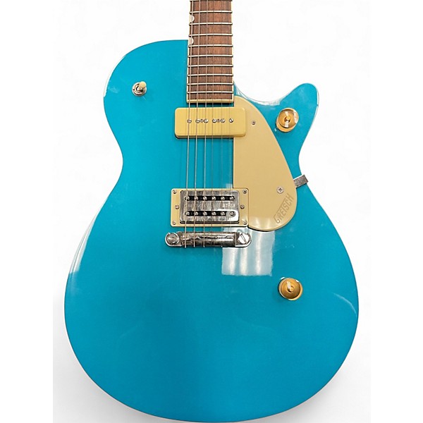 Used Gretsch Guitars G2215-P90 Streamliner Junior Ocean Turquoise Solid Body Electric Guitar
