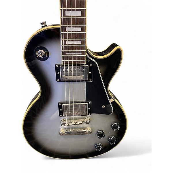 Used Epiphone Les Paul Custom Pro Silverburst Solid Body Electric Guitar