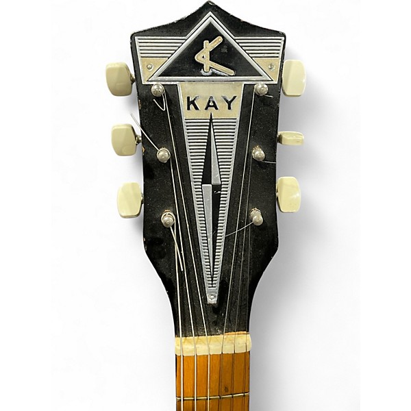 Used Kay Value Leader 2 Color Sunburst Solid Body Electric Guitar