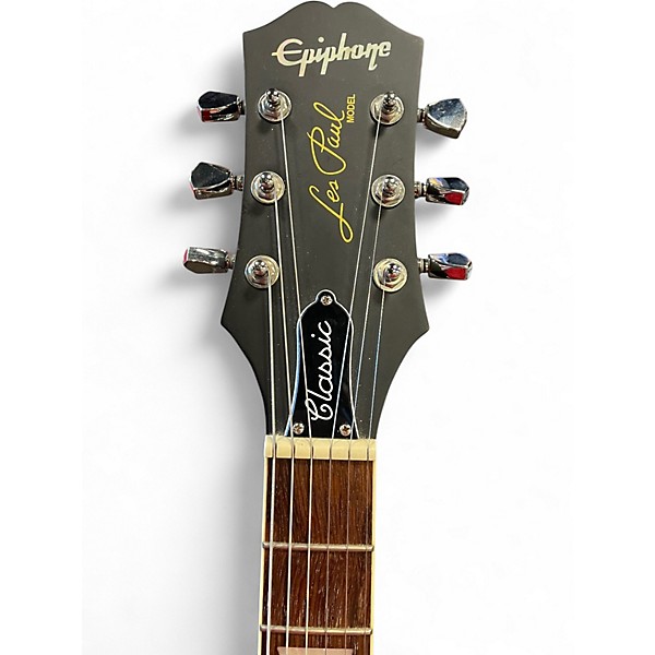 Used Epiphone Les Paul Classic SATIN PURPLE BURST Solid Body Electric Guitar