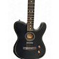 Used Fender American Acoustasonic Telecaster Black Acoustic Electric Guitar