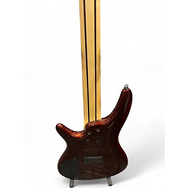 Used Ibanez SR305 5 String Brown Electric Bass Guitar