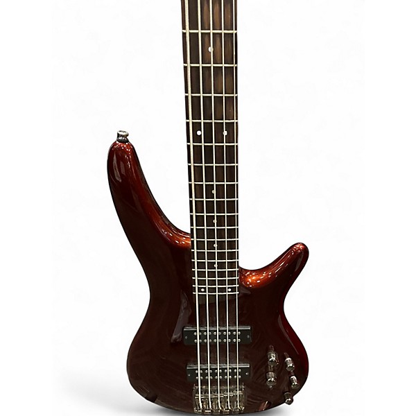 Used Ibanez SR305 5 String Brown Electric Bass Guitar