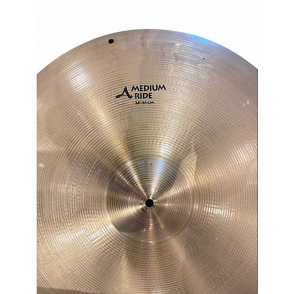 Used Zildjian 24in A Series Medium Ride Cymbal