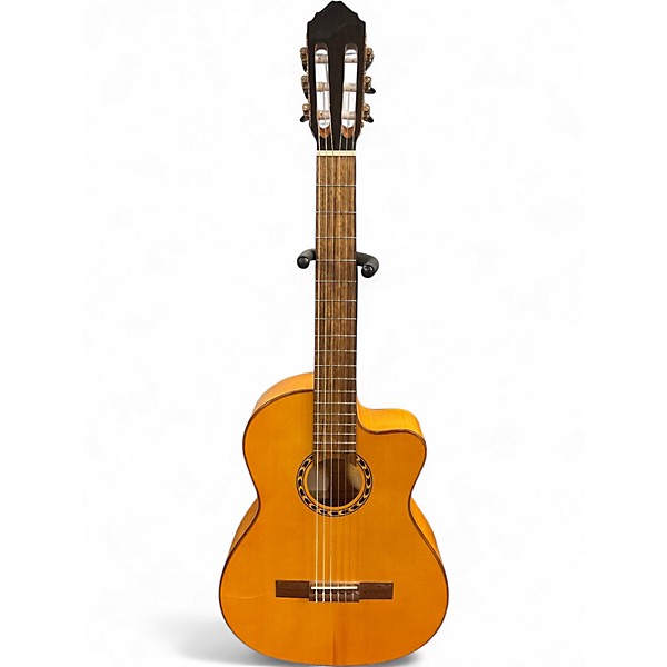 Used Lucero LFB250SCE Vintage Natural Classical Acoustic Electric Guitar