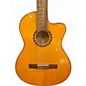 Used Lucero LFB250SCE Vintage Natural Classical Acoustic Electric Guitar