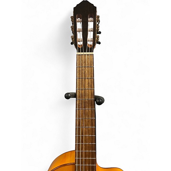 Used Lucero LFB250SCE Vintage Natural Classical Acoustic Electric Guitar