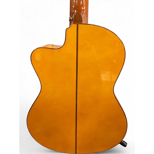 Used Lucero LFB250SCE Vintage Natural Classical Acoustic Electric Guitar