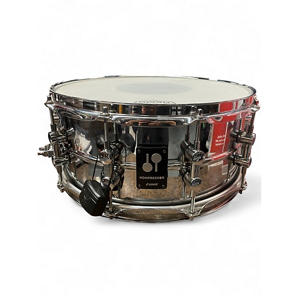 Used SONOR 14X6.5 KOMPRESSOR STEEL Chrome Drum
