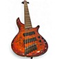 Used Ibanez SRMS806 Brown Topaz Electric Bass Guitar