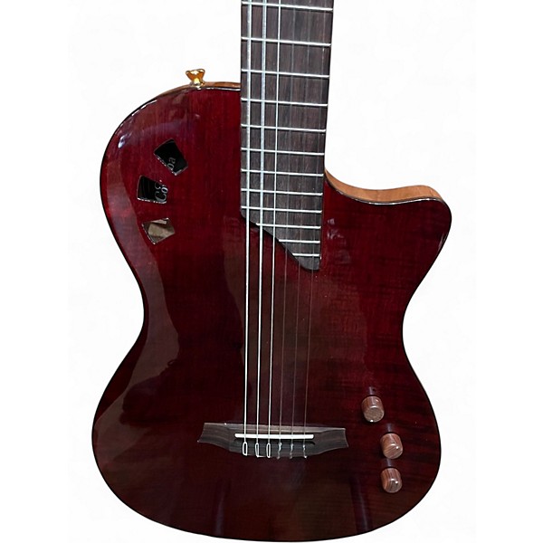 Used Cordoba stage Candy Apple Red Hollow Body Electric Guitar