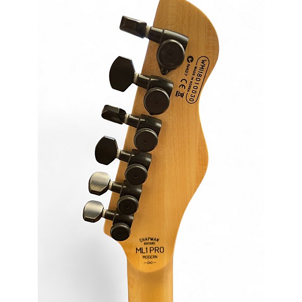 Used Chapman ML1 Pro Modern Trans Black Solid Body Electric Guitar