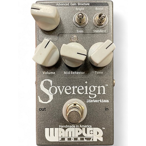 Used Wampler Sovereign Distortion Effect Pedal