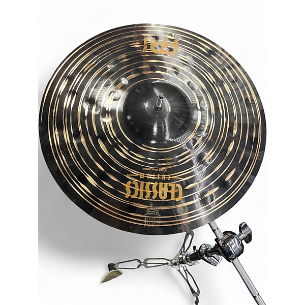 Used MEINL 14in CLASSICS Dark Hi Hat Bottom Cymbal