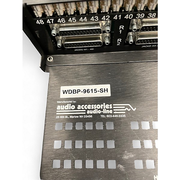 Used AUDIO ACCESSORIES WDBP-9615-SH Patch Bay