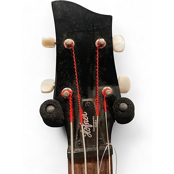 Used Hofner SHORTY TRAVEL BASS HCT-SHB BLACK Electric Bass Guitar