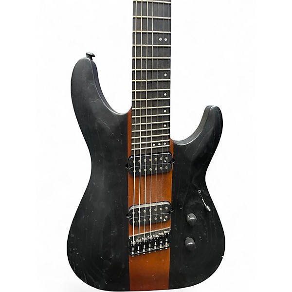 Used Schecter Guitar Research C-7 Multiscale Rob Scallon Satin Dark Roast Solid Body Electric Guitar