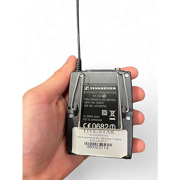 Used Sennheiser ew300 g3 Handheld Wireless System