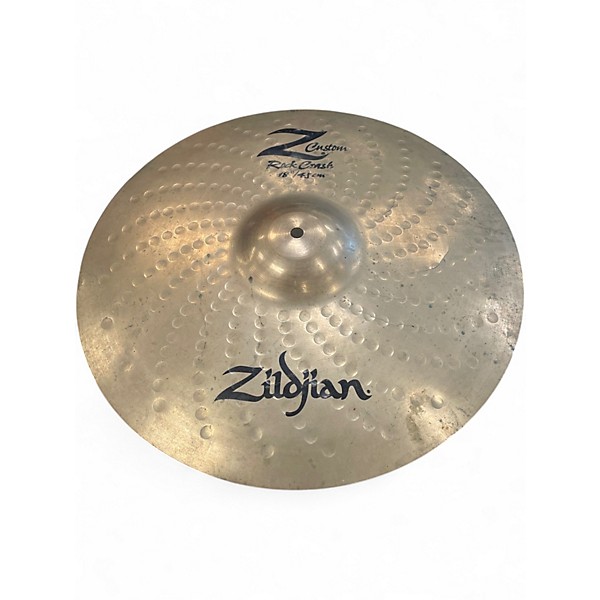 Used Zildjian 18in Z Custom Rock Crash Cymbal