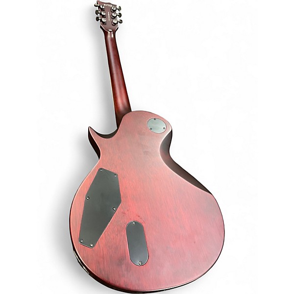 Used ESP EC1000 Deluxe Trans Red Solid Body Electric Guitar