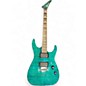 Used Charvel Desolation DX-1 ST Soloist Trans Blue Smear Solid Body Electric Guitar thumbnail